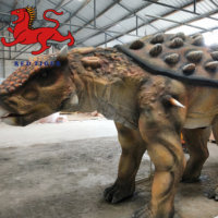 DC-7 costume de dinosaure En Caoutchouc robot costumes marche réaliste avec jambes cachées