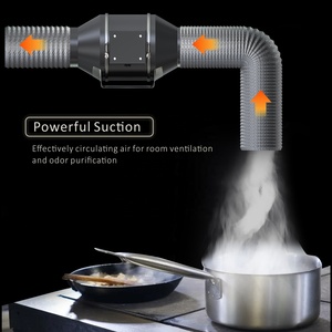 Yên Tĩnh 8 Inch 553 CFM Duct <span class=keywords><strong>Fan</strong></span> Với Nhiệt Độ Độ Ẩm Điều Khiển-EU Cắm Thông Gió Quạt Thông Gió Cho Phát Triển Lều Hydroponics - Product Image 6