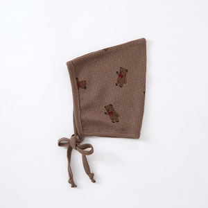 ชุดเสื้อผ้าเด็กและเด็กเล็กแบบกำหนดเองปี 2022 ผ้าวาฟเฟิลคอตตอนน่ารัก ชุดแขนยาวพร้อมป้าย - Product Image 5