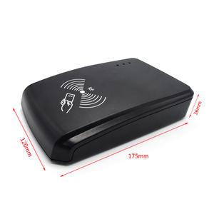 Black RFID ABS <b>Plastic</b> IP54 Junction Box <b>Enclosure</b> Cabinet for Outdoor Use - Product Image 1