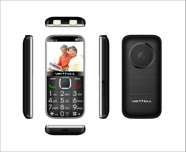 2G 4G  Dual SIM Card FM Radio Big Torch Camera  2.0inch Bar Phone