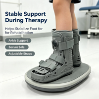Botte de marche pneumatique Aircast certifiée CE ISO avec vessie gonflable pour fracture de la cheville et soudeuse de la cheville, usine ODM OEM