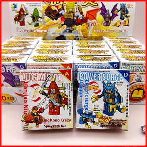 All'ingrosso 1:72 scala <span class=keywords><strong>2</strong></span> Yuan Robot 4-in-1 bambola Puzzle box assemblato blocchi di plastica per i bambini - Product Image 5