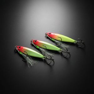 Señuelo Artificial Duro de ABS de 30g con Doble Anzuelo y Diseño Luminoso para Pesca en Agua Salada y Dulce - Product Image 1