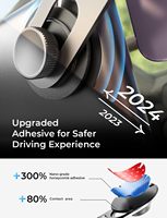 Support de téléphone portable LISEN 2026 avec rotation à 360°, bras métallique pliable pour Ford Mustang Mach E et Tesla Model 3 Y, accessoires de voiture