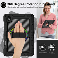 Étui de protection robuste 3-en-1 antichoc avec support rotatif pour tablette Samsung Tab S12 Plus