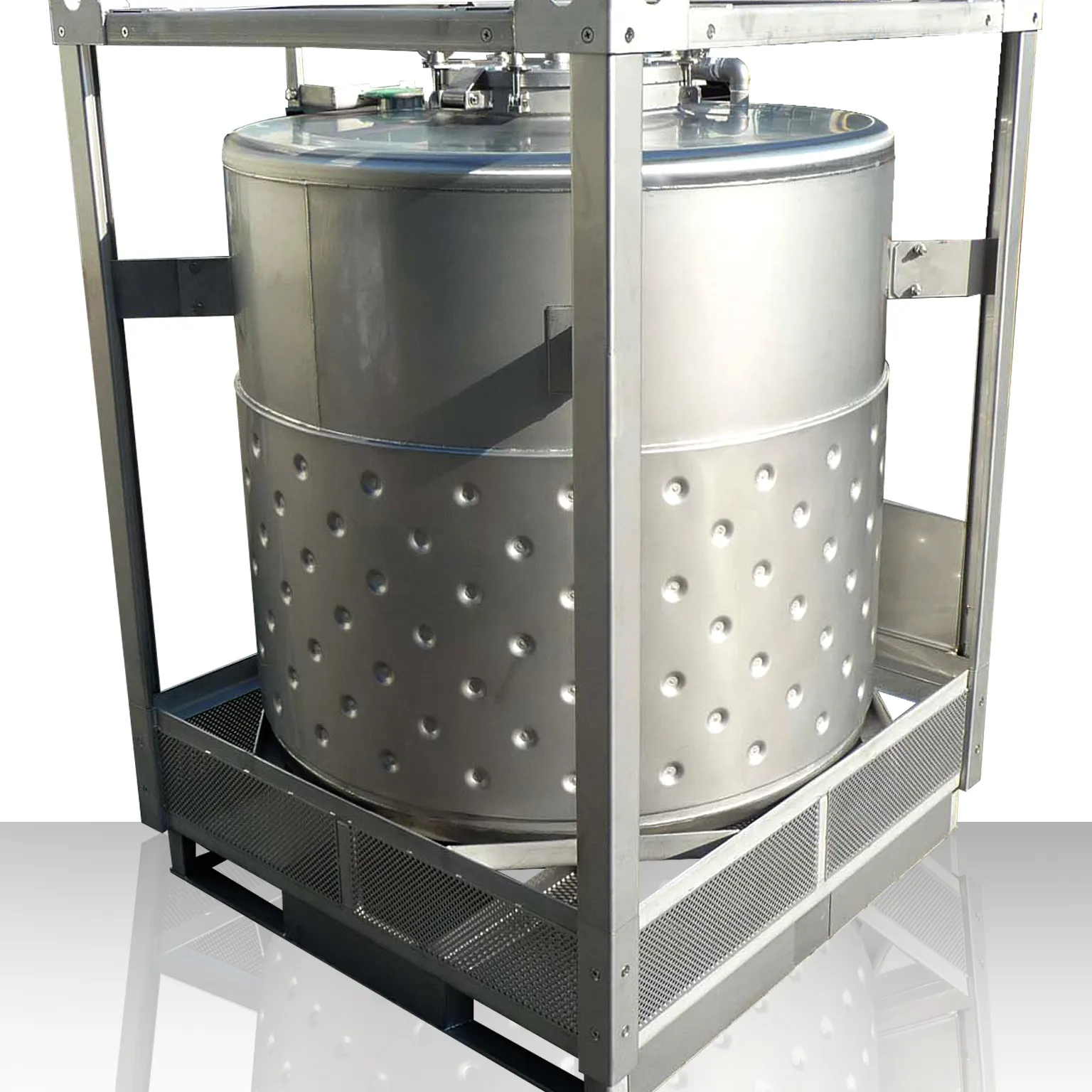 Sell High-Quality Chemical Collection Container Liquid Nitrogen Storage IBC Tank 304/316L metal container