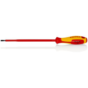 Knipex Screwdriver Slotted 100mm Insulated Electrician <b>Tool</b> - Product Image 1