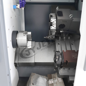 Tck40 CNC quay Máy Tiện Giường nghiêng với servo điều khiển trục chính kèm theo bảo vệ và thanh tự động hệ thống cho ăn - Product Image 3