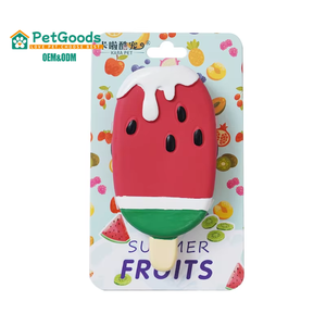 Juguetes para Perros de PVC Ecológicos, Resistentes a Mordidas, Simulación de Dientes, Modelo de Juguete con Forma de Zumo, Helado y Sandía - Product Image 2