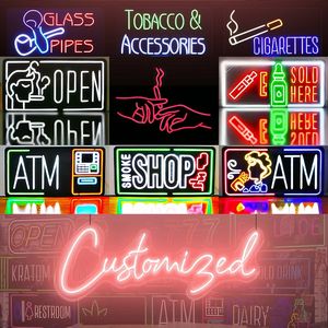 Insegna al Neon Personalizzata BOND per Negozi di Fumo, Palestre, Vari Formati Disponibili - Product Image 2