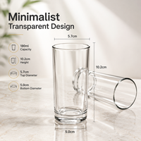 Fabrieksdirecte prijs drinkglazen luxe rechte glazen beker bulk 12oz 16oz voor bruiloft cadeau hotel restaurant café levering
