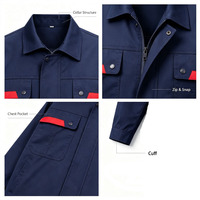 Ropa de Trabajo Antiestática al por Mayor, Uniformes Industriales Unisex, Trajes de Construcción, Ropa de Trabajo, Personalizable para Talleres