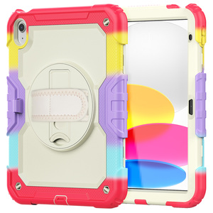 Funda Protectora Resistente para Tablet con Asa Plegable para <span class=keywords><strong>iPad</strong></span> <span class=keywords><strong>iPad</strong></span> A16 11.ª/10.ª Generación con Protector de Pantalla Integrado - Product Image 4