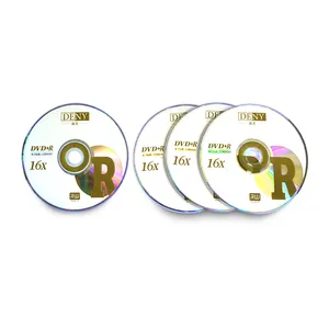 Sıcak satış boş diskler logo ile bir sınıf DVD 4.7GB 16X 120min DVD-R DVD + R 50 adet shrink paketi 50 adet kek kutusu