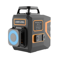 Niveau laser autonivelant INORM Factory 2D 360° à faisceau vert, outil de mesure laser à lignes croisées, mode impulsion horizontal à 360 degrés