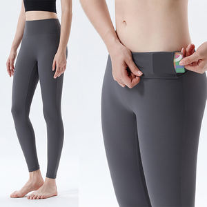 Vente en gros de leggings de yoga personnalisés pour femmes vêtements de yoga en deux pièces respirants sans couture pour le sport - Product Image 6