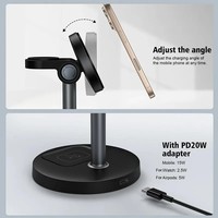 Prix d'usine Chargeur sans fil rapide 3 en 1 pliable magnétique 15W Support de chargeur sans fil pour téléphone