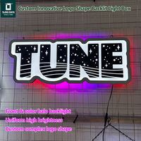 Boîtes lumineuses publicitaires LED, enseignes murales lumineuses, boîtes lumineuses personnalisées en acrylique avec impression UV pour la décoration de bars de plage
