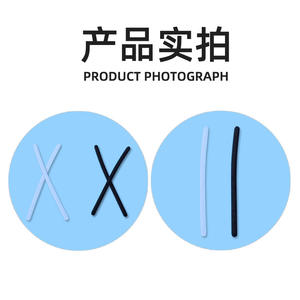 จุกยางรองหูแว่นตาแบบเปิด ป้องกันการลื่น จุกยางนุ่ม สีดำและสีขาว หนึ่งคู่ ทำจากโพลียูรีเทน ช่วยเพิ่มความมั่นคง - Product Image 4