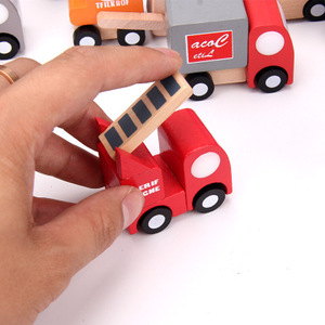 12-Piece Wooden Car Truck Set Educational Traffic <strong>Toys</strong> <strong>for</strong> <strong>Boys</strong> 3 Years+ Playful PushvTown Vehicles Gift <strong>Christmas</strong> Construction - Product Image 4