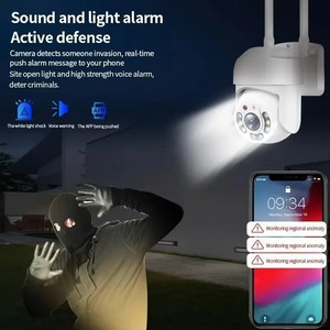 Caméra intelligente Wifi 2,4g 1080p Alarme Push Multi-utilisateurs Vision nocturne HD Caméras domestiques - Product Image 3