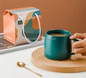 Tazas de Café de Cerámica Ecológicas, de Porcelana Fina, con Diseño Personalizado, Esmaltadas a Color, Venta al Por Mayor, Promocionales - Product Image 3