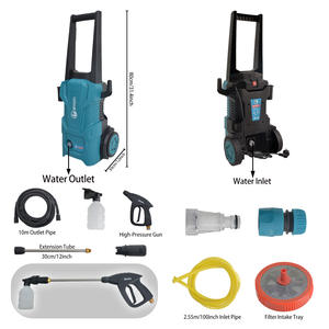 Nettoyeur haute pression électrique commercial 2000W, 560L, portable, pour voiture, maison, jardin, extérieur, 110 bars - Product Image 3