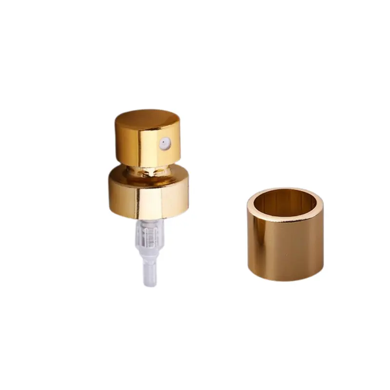 Gratis Monster Hergebruik 15Mm 20Mm Gouden Aluminium Mistmondstuk Parfum Pomp Sproeier Voor Fles