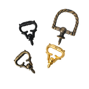 Mini Threaded Self Tapping Zinc Alloy Square Antique Bronze Drawer Handle Traditional Design Easy Installation - Product Image 5