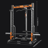 Machine Smith Gantry Multifonctionnelle Gain de Place pour Entraînement de Force à Domicile et Équipement de Fitness
