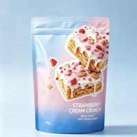 Sachet refermable personnalisé imprimé, de qualité alimentaire, pour snacks, noix, friandises pour animaux de compagnie