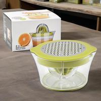 Presse-agrumes manuel multifonctionnel portable en acier inoxydable pour fruits et légumes, idéal pour les stands et accessible à l'international