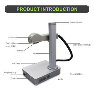 Máquina de marcado láser de fibra <span class=keywords><strong>Adobe</strong></span> después de efectos máquina de grabado láser metal 20W/30W/50W Venta caliente multifunción - Product Image 2