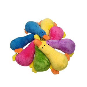 Jouet en peluche en forme de canard pour animaux de compagnie, nettoyage des dents, résistant aux morsures, formation à la mastication, chat, jouet couinant - Product Image 3