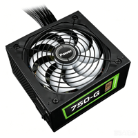 Fuente de Alimentación PSU de 750W para PC, 80 Plus Gold ATX, Fuente de Alimentación de Alta Eficiencia para PC, para Juegos de Escritorio