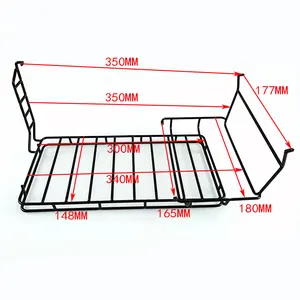 TOUCAN RC Spare Metal Luggage Rack For Crawler Accessories 1/10 Remote Control Car Parts D90 Wagon TH01555-ali6