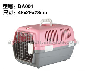 Chenil pour chien de compagnie en plastique d'acier inoxydable de haute qualité grand Type de palette de Cage en fer de <span class=keywords><strong>Transport</strong></span> extérieur avec emballage de boîte de plateau en plastique - Product Image 3