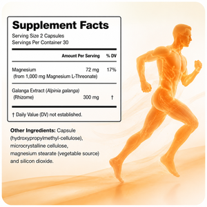 Service Personnalisé : Capsules de Magnésium pour le Soutien Immunitaire, la Santé et l'Amélioration de l'Efficacité du Sommeil – Capsules de Galanga - Product Image 2