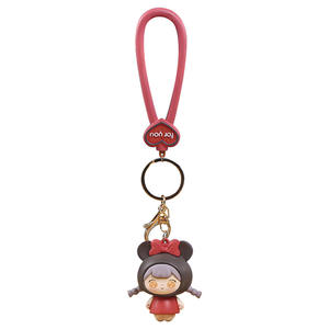 Porte-clés Nini Paradise de style usine, pendentif de sac simple en forme de poupée de dessin animé, cadeau d'anniversaire pour fille - Product Image 5