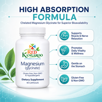 OEM ODM Marque Privée Supplément Personnalisé Glycinate de Magnésium 90 Capsules Formule Personnalisée Fabrication par Contrat Direct Usine