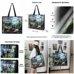 Factory Stitched extra Large Reusable pp Laminated Non Woven Shopping Tote <b>Bags</b> Grocery <b>Bag</b> - Product Image 5