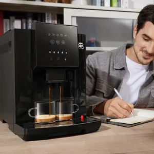 Wholesale Professional Coffee Machine Automatic Hot Milk Hot Water Steam Latte Cappuccino Long Coffee Espresso Coffee Machine