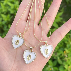 <span class=keywords><strong>CH</strong></span>-LAN0036 Religion Vingir Mary Anhänger Halskette Vergoldet Kupfer <span class=keywords><strong>Jesus</strong></span> Charms Halskette Vergoldung Kupfer Schmuck Großhandel - Product Image 4