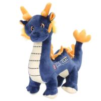 Peluche de dragon en coton PP, peluche de dragon personnalisable, peluche de dragon brodée avec OEM ODM