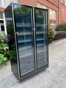 Enfriador de Vino de Lujo <span class=keywords><strong>LG</strong></span>-1110 F, <span class=keywords><strong>Refrigerador</strong></span> con Doble Puerta de Vidrio para Uso en Hoteles - Product Image 2