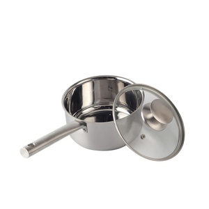 Ensemble de casseroles en acier inoxydable avec couvercles 1QT & 2QT & 3QT, Ensemble de casseroles à sauce en acier inoxydable - Product Image 4