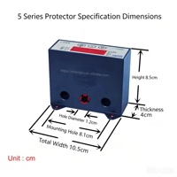 Protecteur de moteur intelligent à affichage numérique SM502 AC220V pour les systèmes HVAC et les machines industrielles