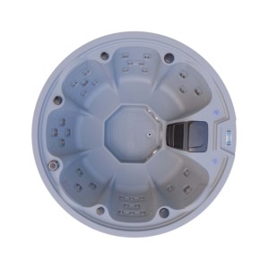 Bain à remous rond pour 7 personnes, <span class=keywords><strong>Sunspa</strong></span>, bain à remous extérieur en rotomoulage, baignoire hors sol pour la famille, JW-2218 - Product Image 4