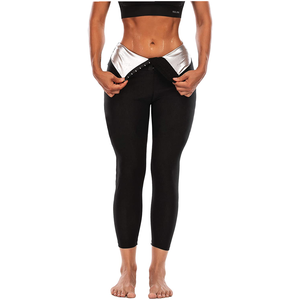 Pantaloni da Sauna a Vita Alta per Donna, Leggings Modellanti per <span class=keywords><strong>Dimagrire</strong></span>, Controllo Pancia, Corsetto Fitness - Product Image 3